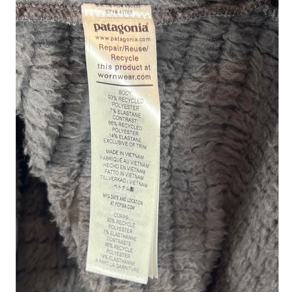 Patagonia R2 TechFace Pullover Men XXL Forge Grey 41765 Hood Fleece NWT Gorpcore - Picture 4 of 8